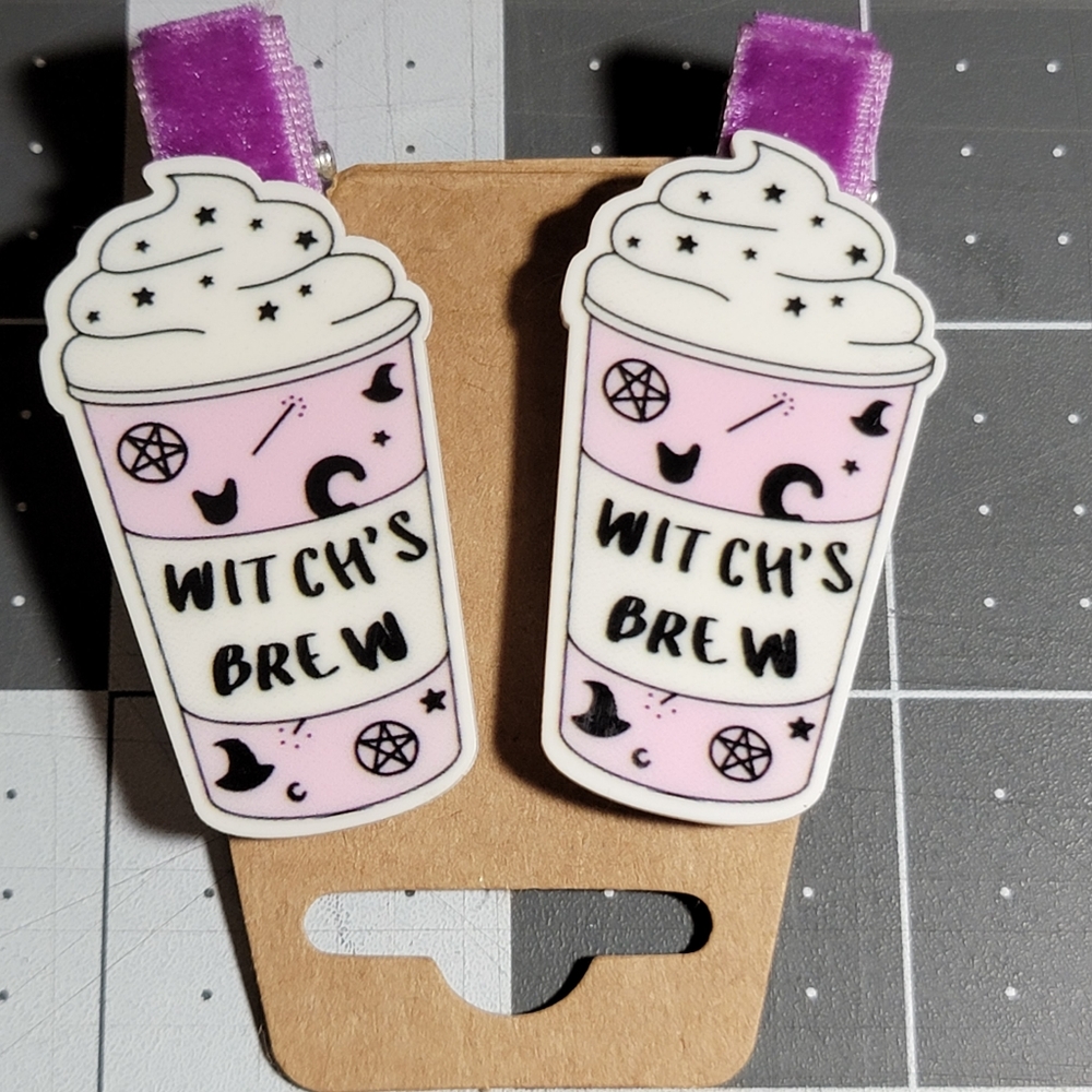 Set of Witch's Brew Hairclips